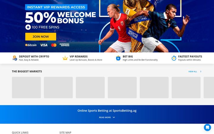 Screenshot of sportsbetting.ag