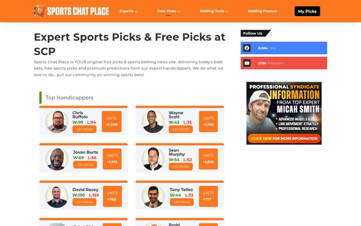 Screenshot of sportschatplace.com