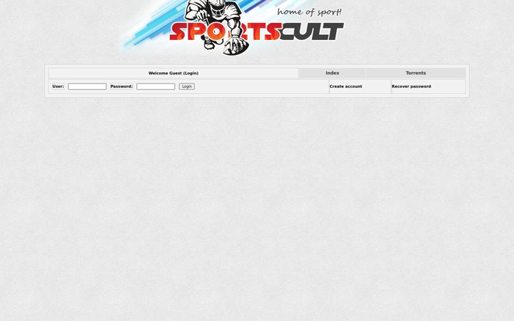 Screenshot of sportscult.org