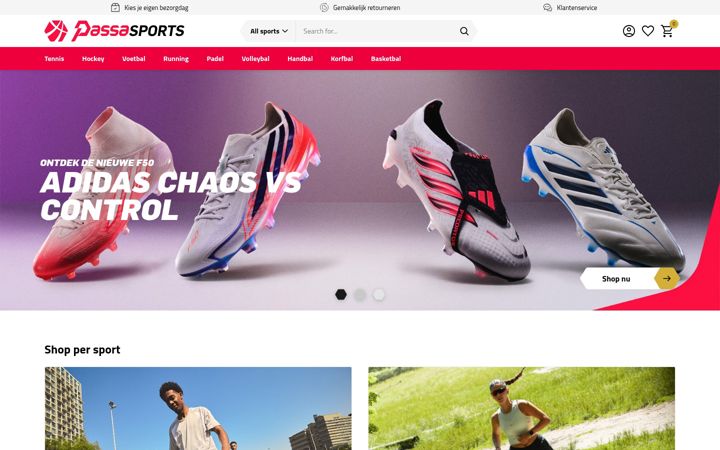 Screenshot of sportshop.com