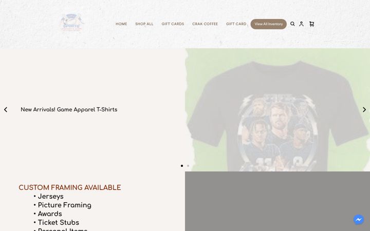 Screenshot of sportslegendsandmore.com