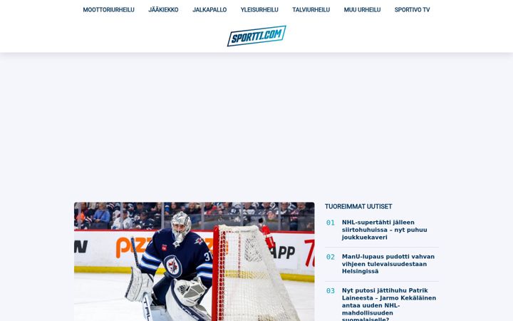Screenshot of sportti.com