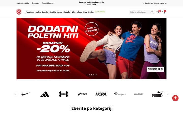 Screenshot of sportvision.si