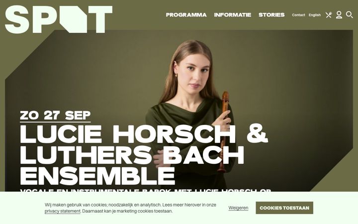 Screenshot di spotgroningen.nl