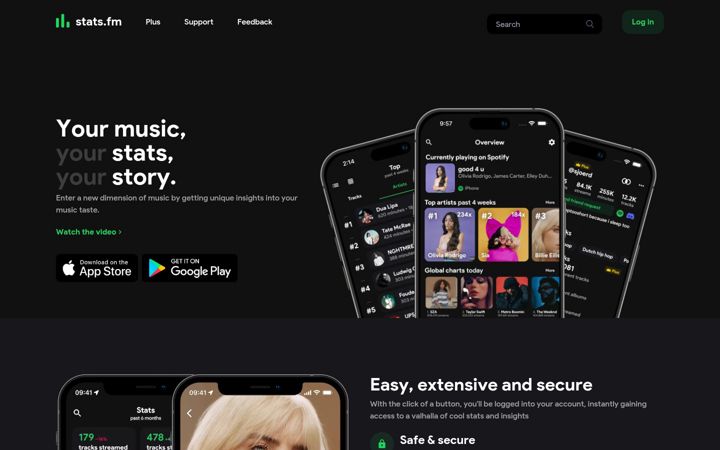 Screenshot of spotistats.app
