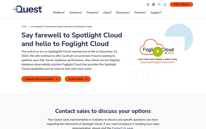 Posnetek zaslona spotlightessentials.com