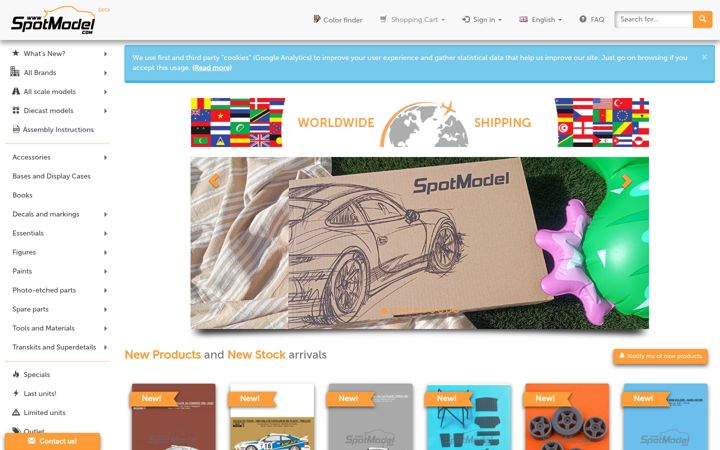 Screenshot von spotmodel.com