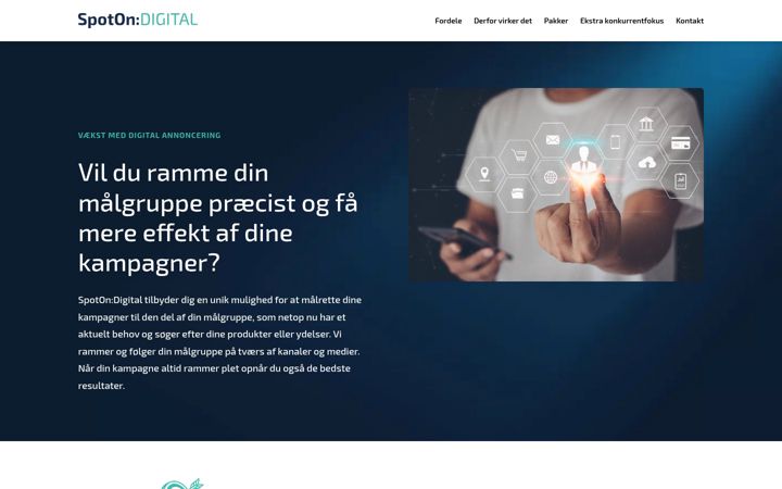 Captura de ecrã de spotondigital.dk