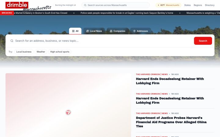 Screenshot of spotonmassachusetts.com