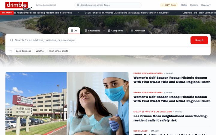 Screenshot di spotontexas.com
