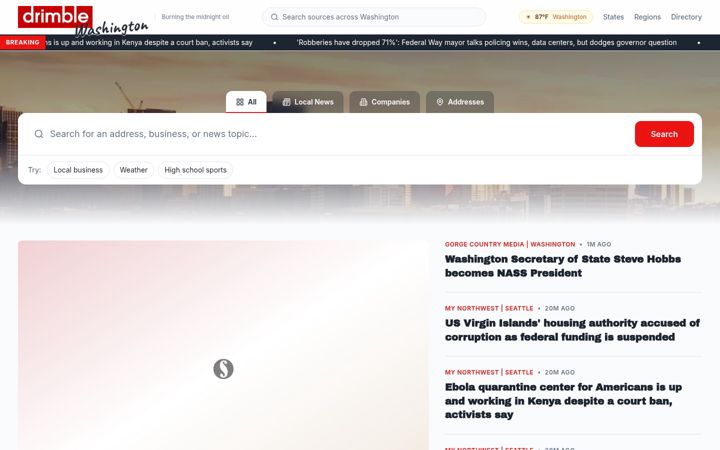 Screenshot of spotonwashington.com