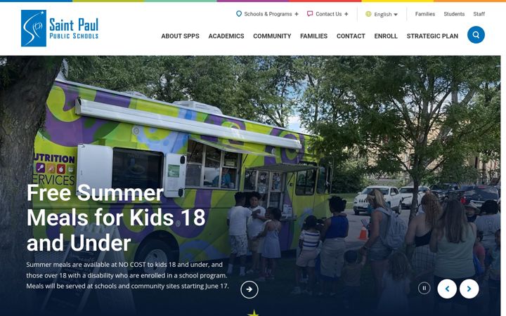 Screenshot of spps.org