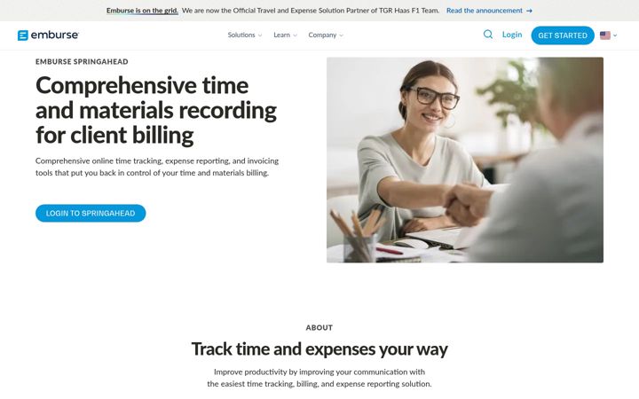 Screenshot του springahead.com