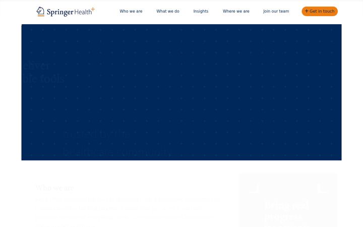 Screenshot of springerhealthplus.com