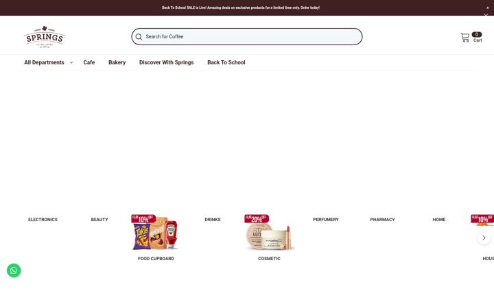Screenshot of springs.com.pk