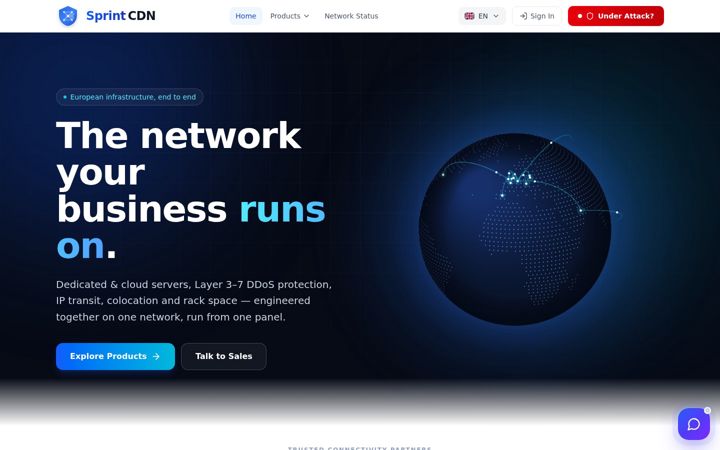 Screenshot of sprintcdn.com