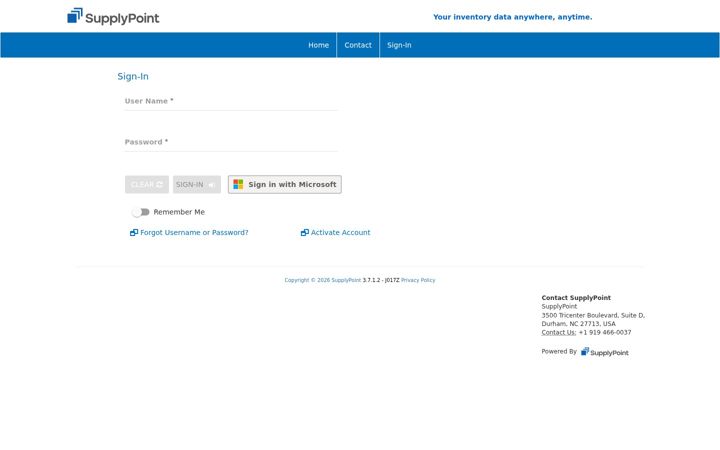 Screenshot of spssync.net