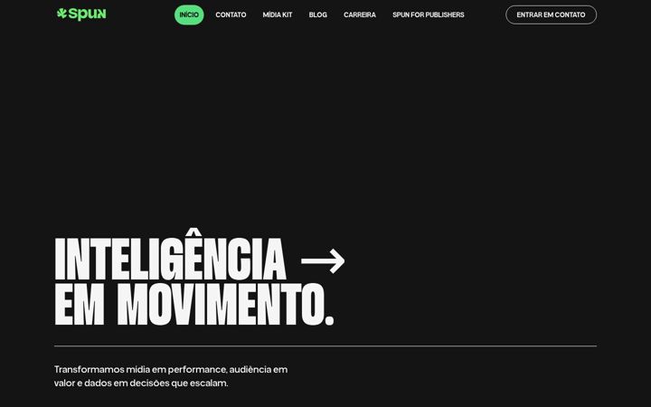Screenshot of spun.com.br
