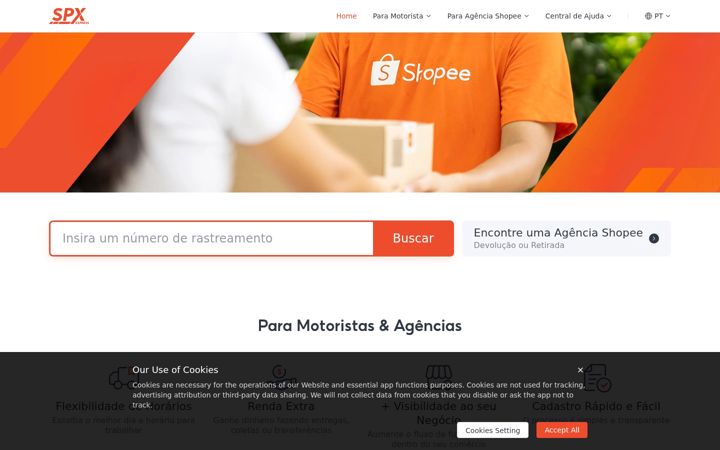 Screenshot of spx.com.br