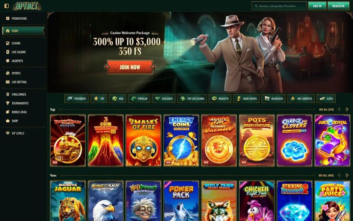 Screenshot von spybets.io