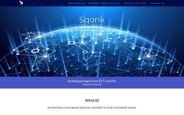 Capture d'écran de sqonk.com