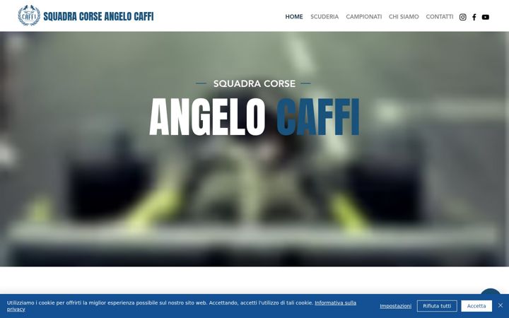 Screenshot of squadracorseangelocaffi.com