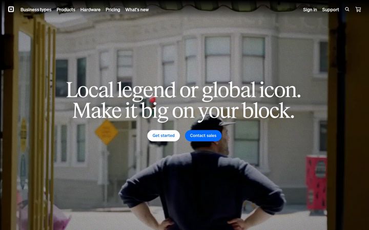 Screenshot του square.site