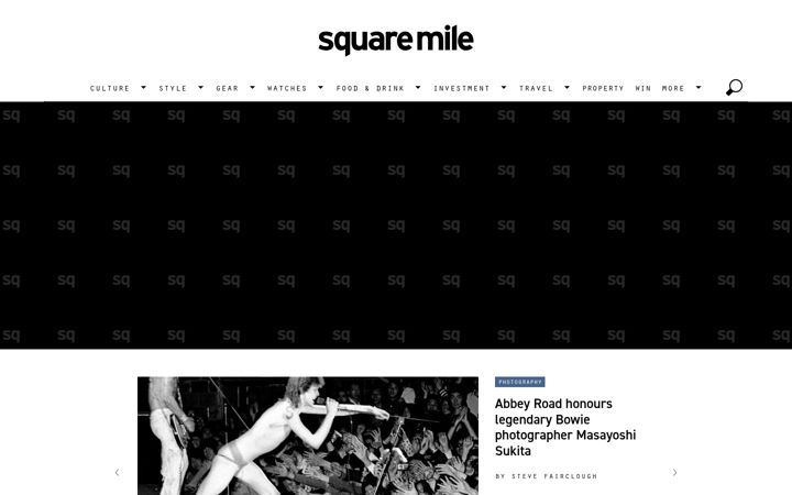 Kuvakaappaus sivustosta squaremile.com