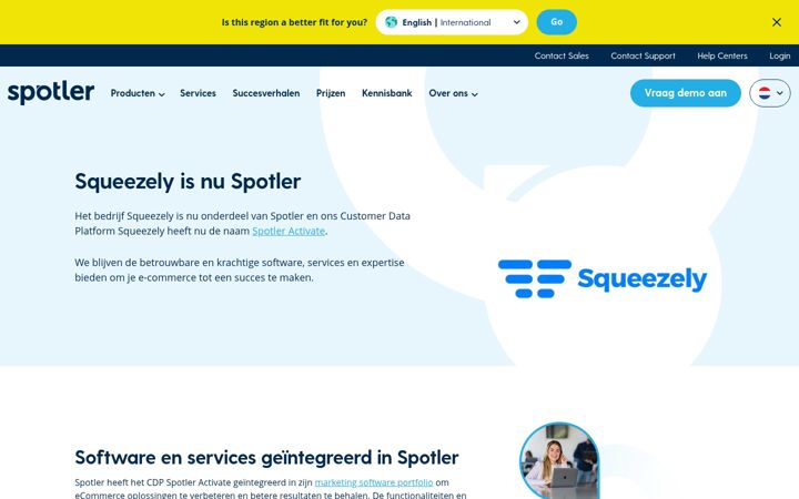 Captură de ecran a squeezely.tech