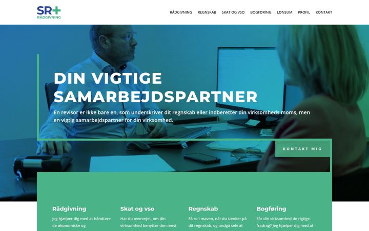 Screenshot of sr-raadgivning.dk