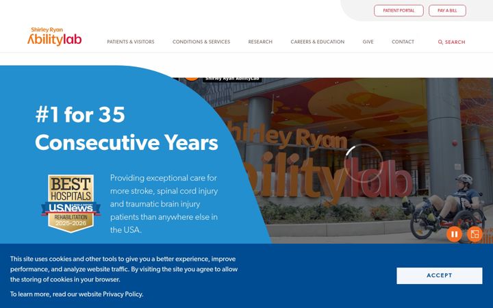 Screenshot of sralab.org
