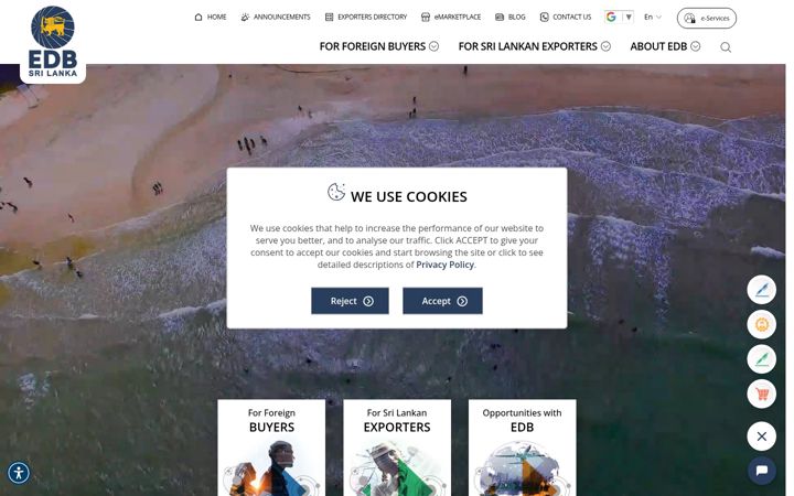 Screenshot of srilankabusiness.com