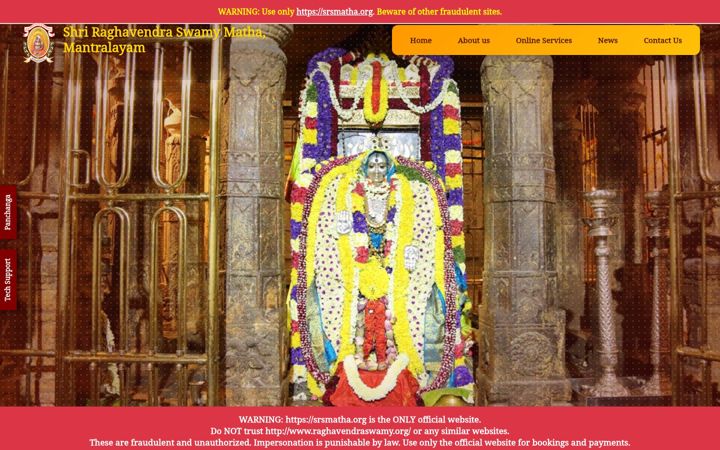 Screenshot of srsmatha.org