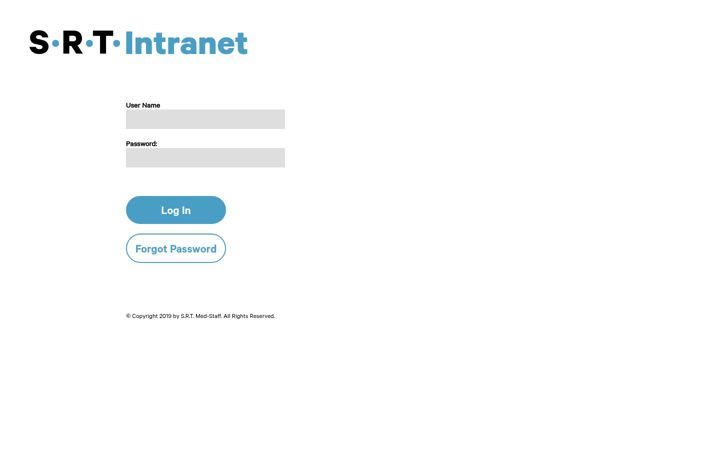 Screenshot του srtconnect.com