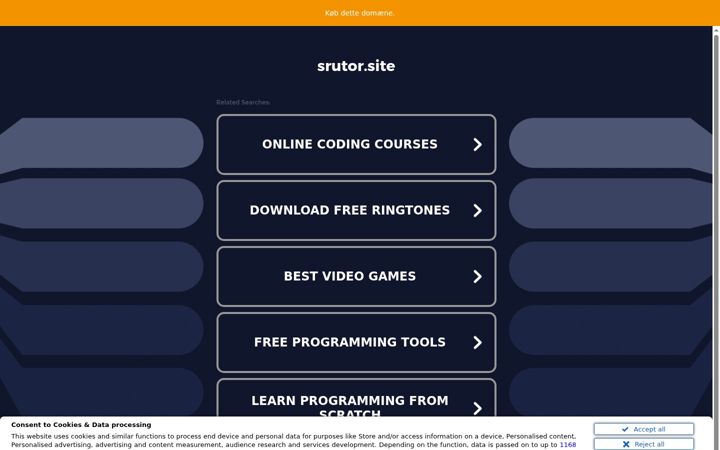Screenshot di srutor.site