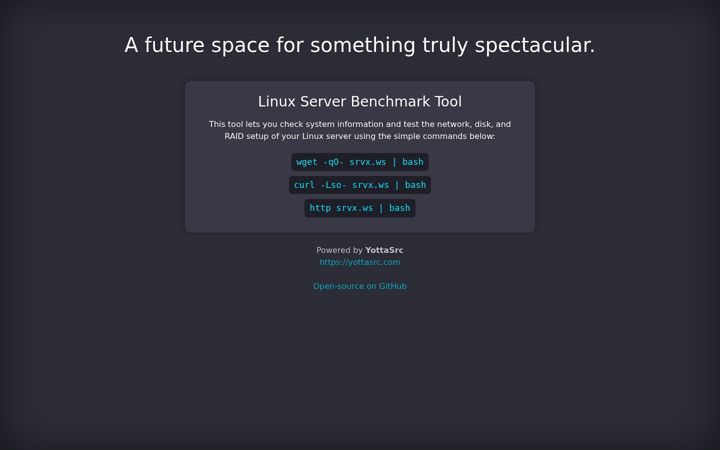 Screenshot of srvx.ws