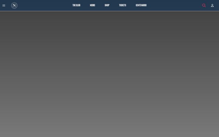 Screenshot of sscnapoli.it