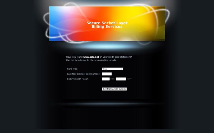 Screenshot of ssl7.net