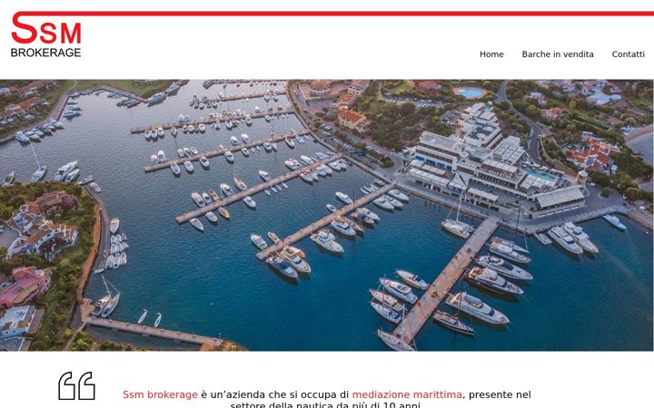 Screenshot van ssmbrokerage.it