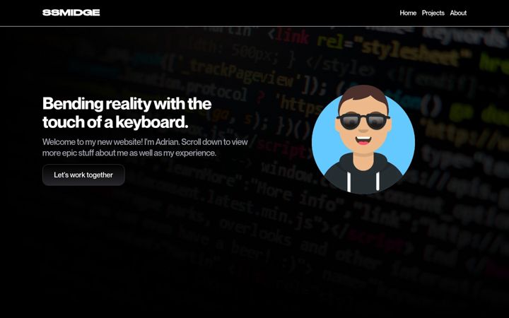 Screenshot of ssmidge.xyz