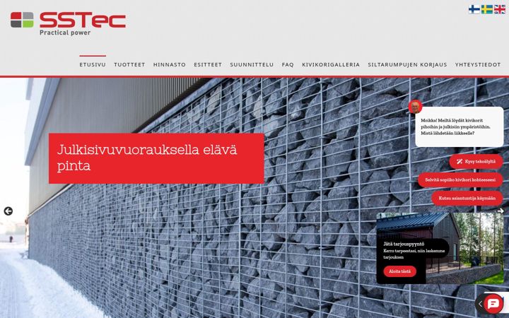 Zrzut ekranu sstec.fi