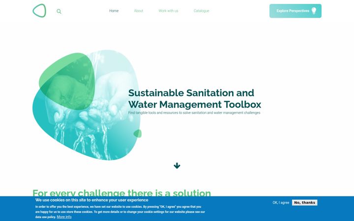 Screenshot of sswm.info