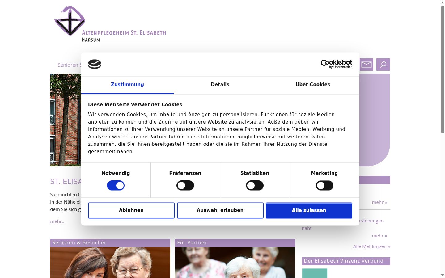 Screenshot tal-banner tal-kunsens muri qabel kwalunkwe interazzjoni
