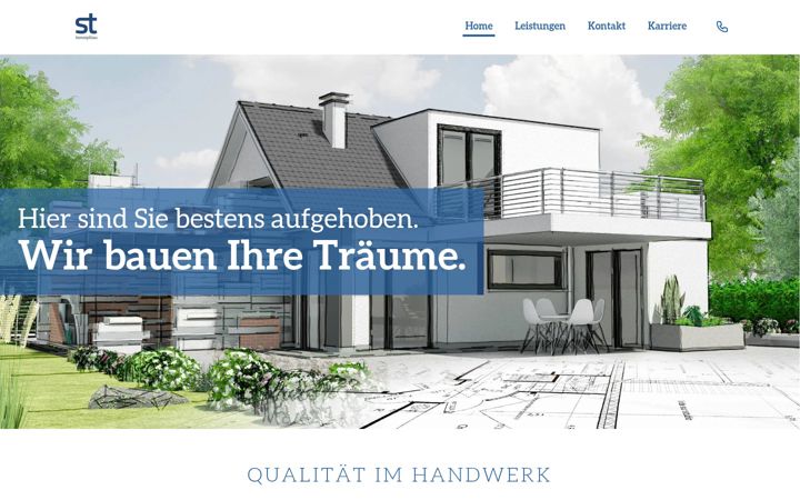 Screenshot of st-konzeptbau.de