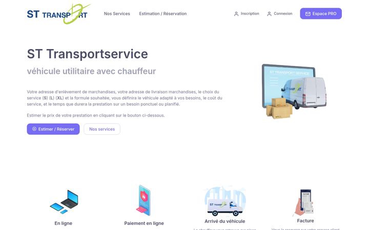 Screenshot of st-transportservice.fr