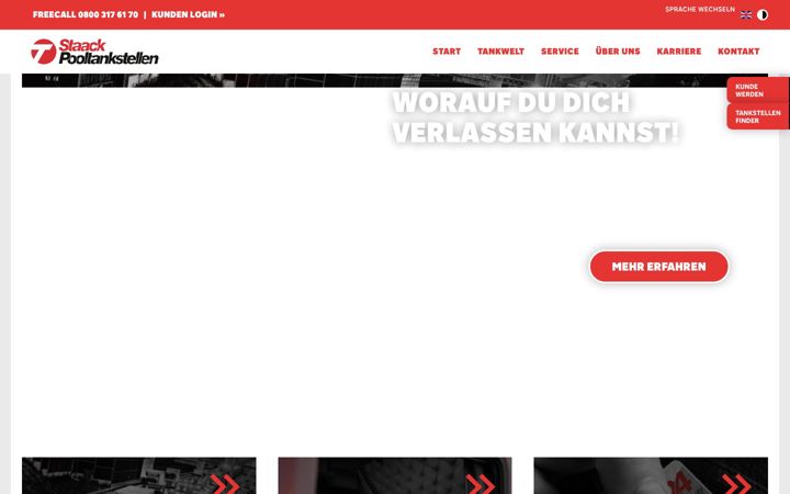 Screenshot of staack-pooltankstellen.de