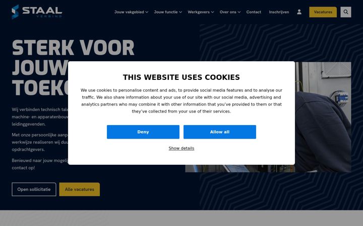Screenshot of staalverbind.nl