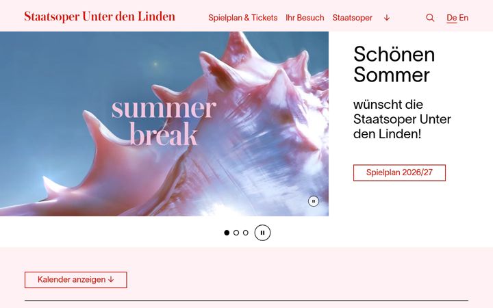 Screenshot of staatsoper-berlin.de