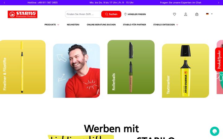 Screenshot von stabilo-promotion.com