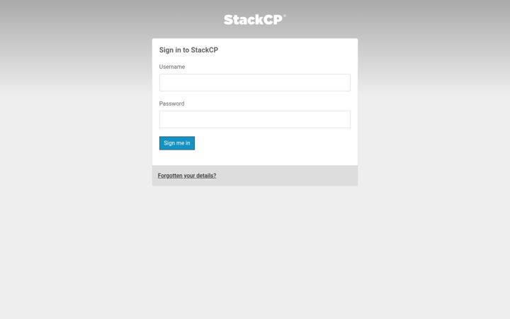 Screenshot of stackcp.com